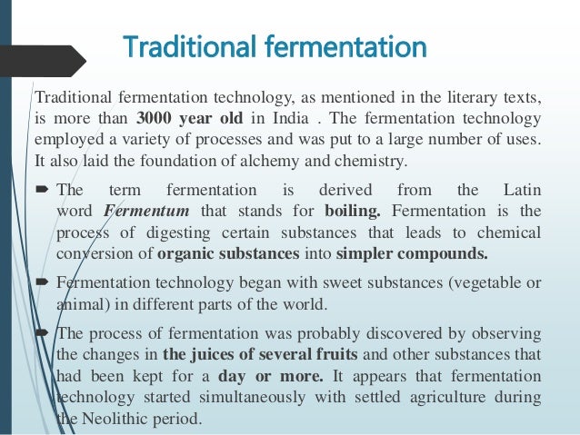 Definition der WHO von Fermentationstechnologie - Fermentation Technology 2 638