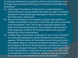 fermentation technology & utilization of microbes in fermentation | PPTX