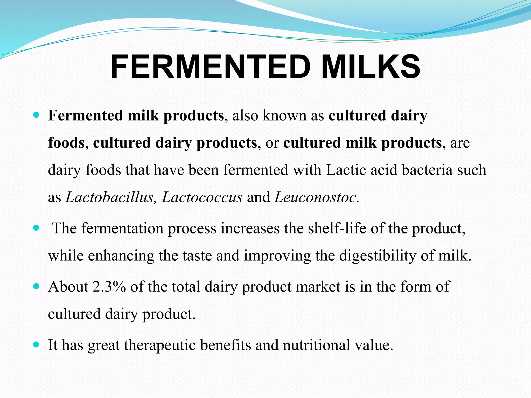 Fermented milk 1 | PPT