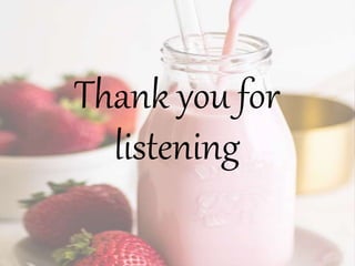 Thank you for
listening
 