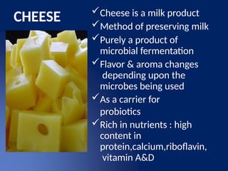 Fermented products Cheese, Yoghurt and Kefir.pptx