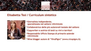 I nostri servizi
• Creare e sviluppare presenza sul Web
• Formazione all'uso degli strumenti per comunicare direttamente
 sul Web
 