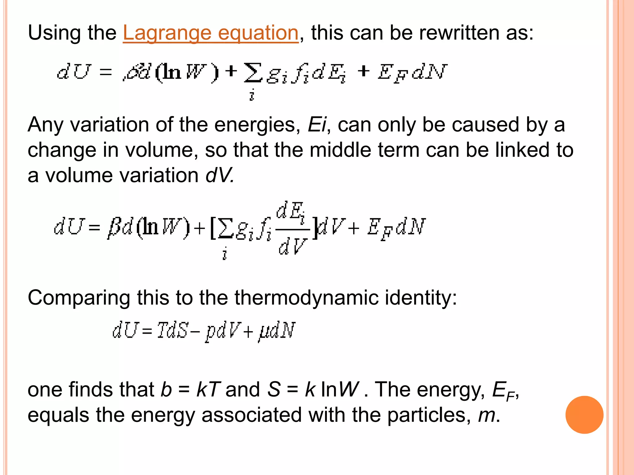 Fermi dirac basic part 1 | PPTX