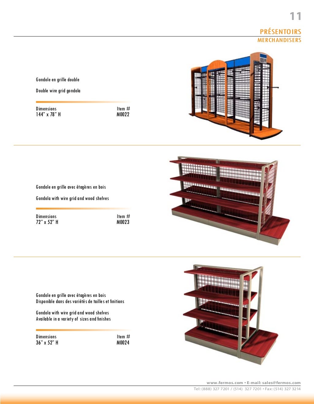 Retail Store Fixtures, Manufacturing Company located in Montreal Cana…