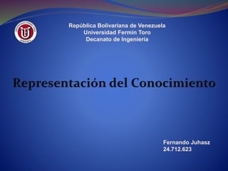 República Bolivariana de Venezuela
Universidad Fermín Toro
Decanato de Ingeniería
Fernando Juhasz
24.712.623
 