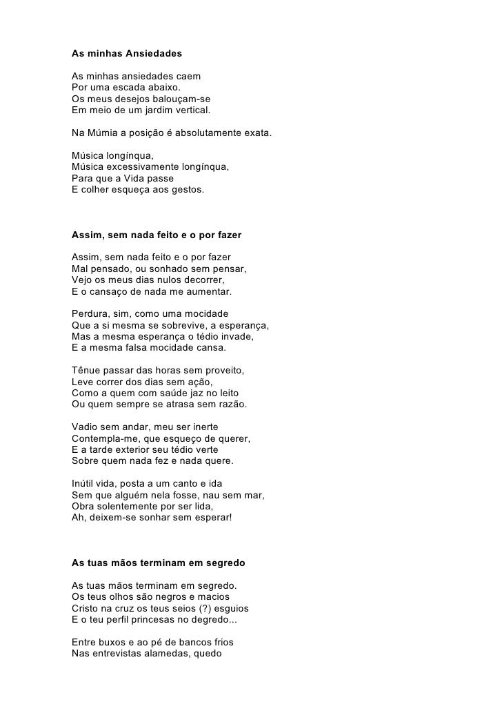 Fernando pessoa poema