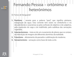 Português 12.º Ano   6
 