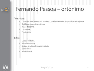 –
–
–
–
–



–
–
–
–
–




    Português 12.º Ano   8
 