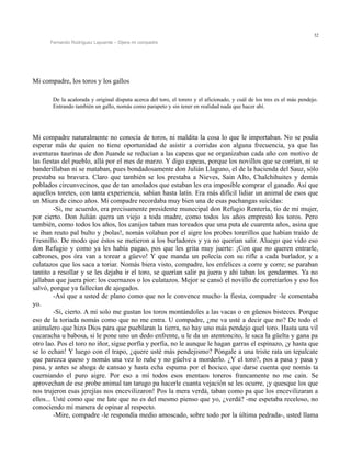 Compadre Letras Fernando rodríguez lapuente dijera mi compadre (letra grande) | PDF