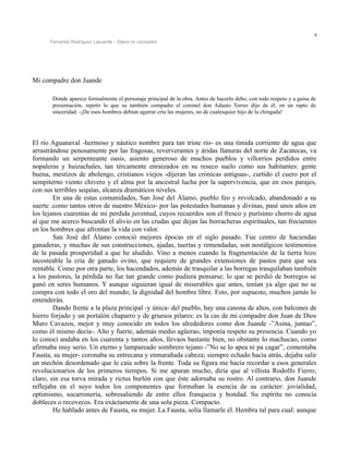 Compadre Letras Fernando rodríguez lapuente dijera mi compadre (letra grande) | PDF