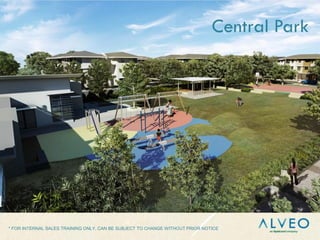 * FOR INTERNAL SALES TRAINING ONLY, CAN BE SUBJECT TO CHANGE WITHOUT PRIOR NOTICE
Central Park
 