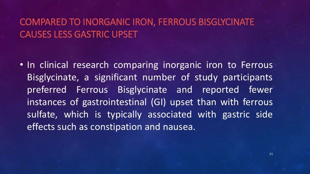 Ferrous Bisglycinate (FeroSan syp/tab)