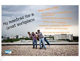 V. R. Ferose - Managing Director, SAP Labs India- Best Workplaces Conference, August 2012