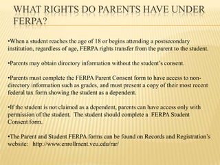 FERPA | PPTX