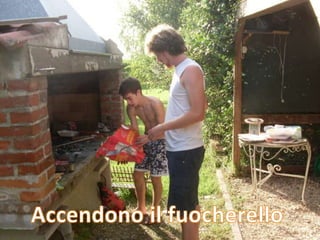 Accendono il fuocherello