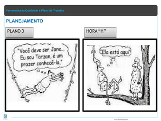Ferramenta da Qualidade e Plano de Trabalho
PLANO 3 HORA “H”
PLANEJAMENTO
Prof.Rafael Parish
 