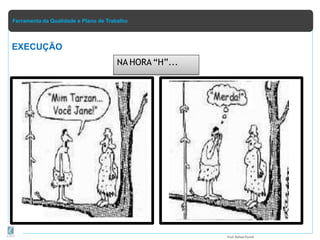 Ferramenta da Qualidade e Plano de Trabalho
NA HORA “H”...
EXECUÇÃO
Prof.Rafael Parish
 