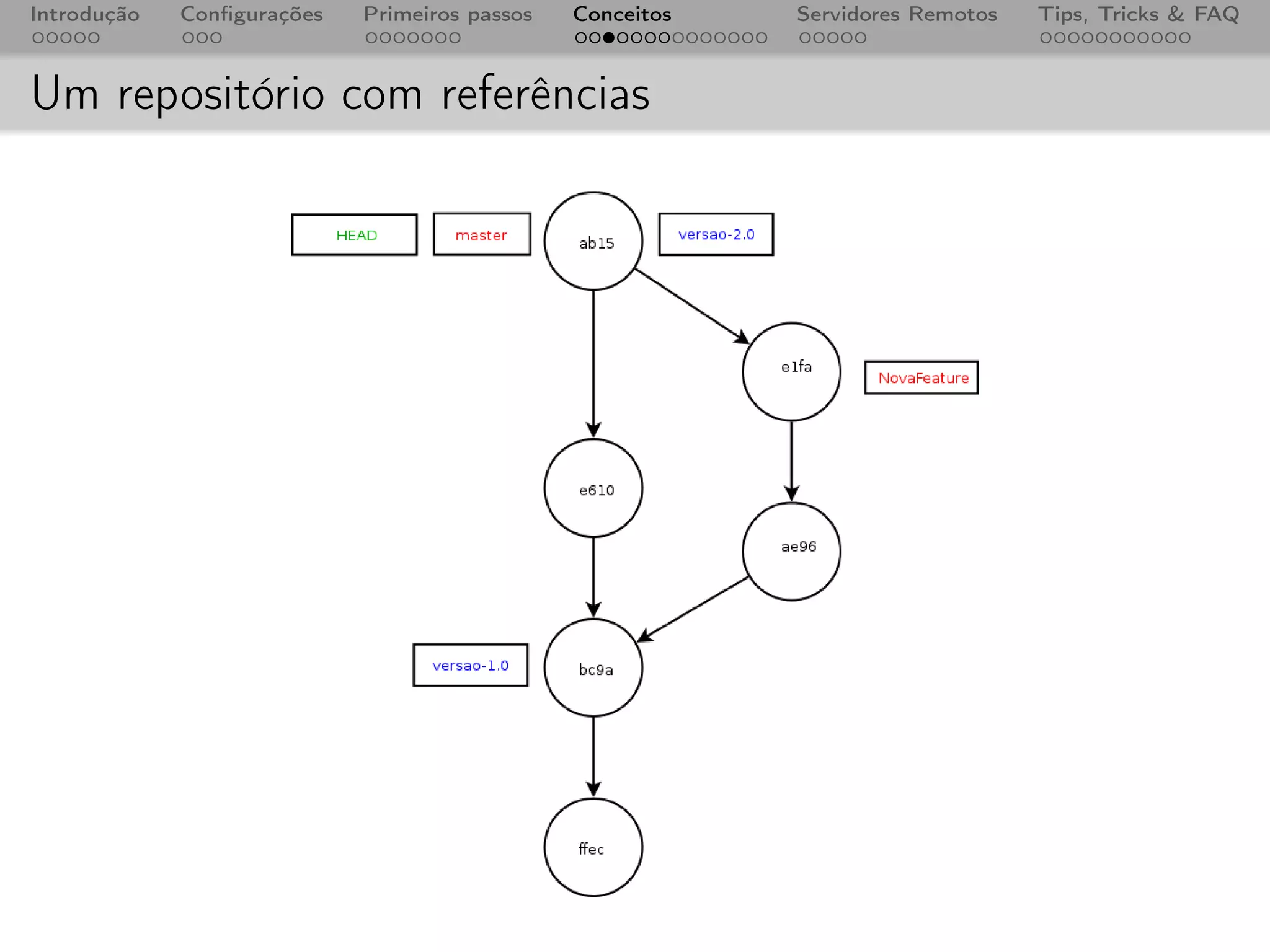 Introdução   Conﬁgurações   Primeiros passos   Conceitos   Servidores Remotos   Tips, Tricks & FAQ



Um repositório com referências
 