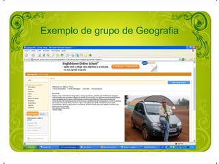Exemplo de grupo de Geografia 
