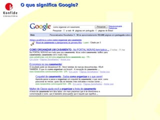 O que significa Google? 