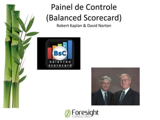 Painel de Controle
(Balanced Scorecard)
Robert Kaplan & David Norton
 