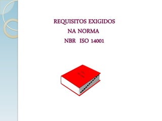 REQUISITOS EXIGIDOS
NA NORMA
NBR ISO 14001
 