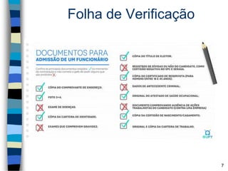 Folha de Verificação
7
 