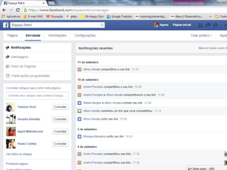 Ferramentas de Gestão no Facebook