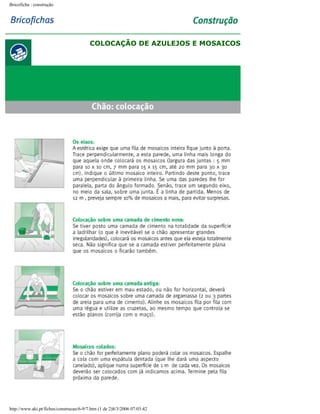 Bricoficha : construção

COLOCAÇÃO DE AZULEJOS E MOSAICOS

http://www.aki.pt/fiches/construcao/6-9/7.htm (1 de 2)8/3/2006 07:03:42

 