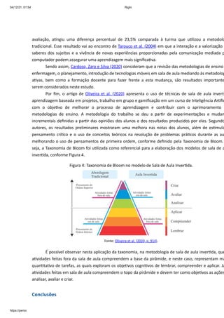 Ferramentas digitais e taxonomia de bloom | PDF
