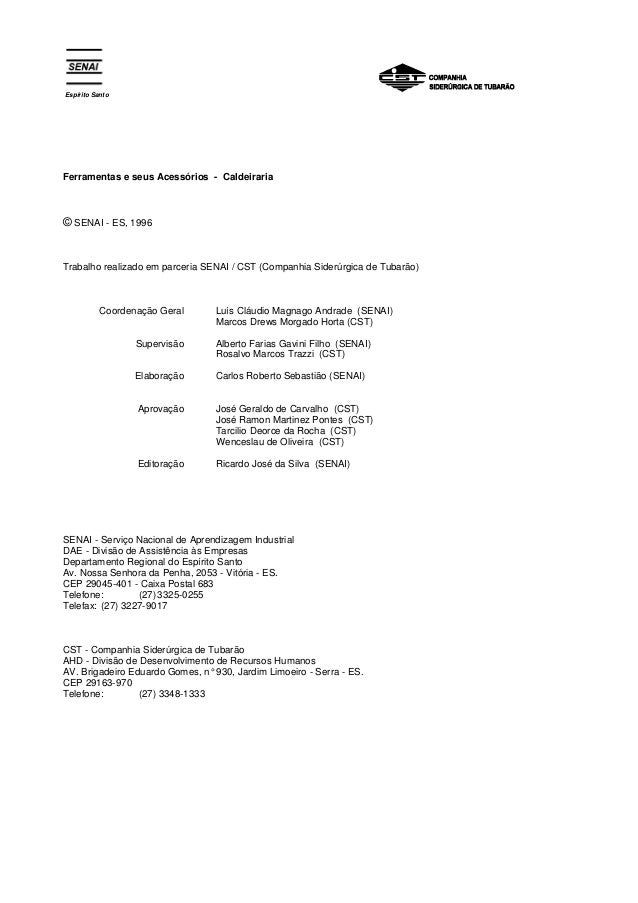 Cald Nazza Apostila De Caldeiraria Em Pdf Ferramentas E Acessorios Caldeiraria