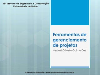 Ferramentas de gerenciamento de projetos