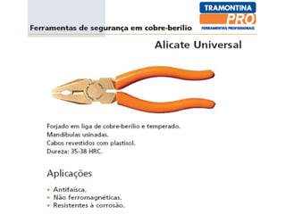 Ferramentas para areas classificadas