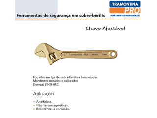Ferramentas para areas classificadas