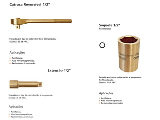 Ferramentas para areas classificadas
