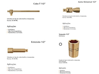 Ferramentas para areas classificadas