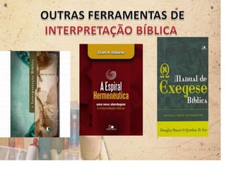 Ferramentas para interpretação bíblica