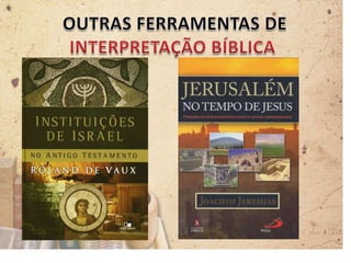 Ferramentas para interpretação bíblica