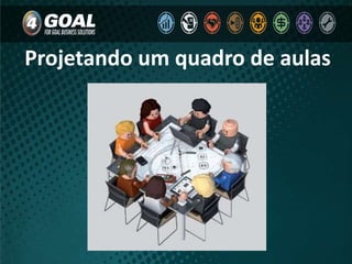 Projetando um quadro de aulas
 