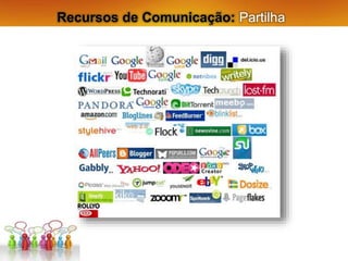 Recursos de Comunicação: Partilha
 