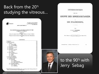 Jerry Sebag Ferrara final the vitreoretinal interface a new interest for an old ...