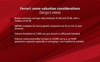 FCA - 6 May - Ferrari brand | PDF