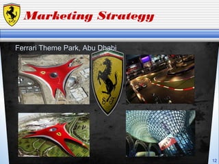 Marketing Strategy
12
Ferrari Theme Park, Abu Dhabi
 