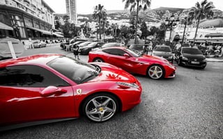 Red Ferrari Sports Car