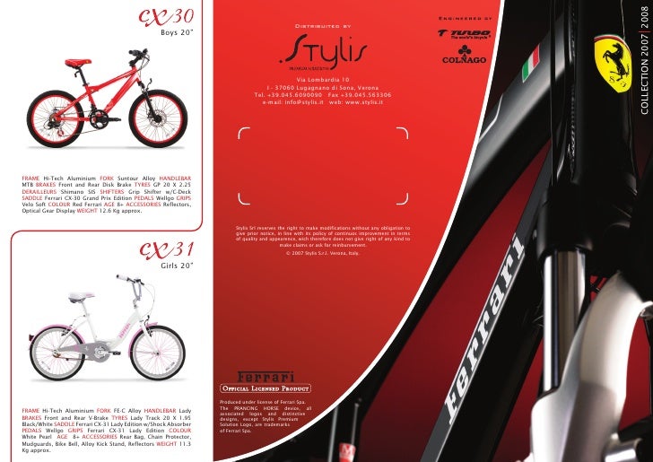ferrari cx 30 bike