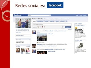 Redes sociales: 