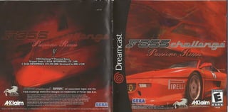 Ferrari f355 challenge manual dreamcast ntsc