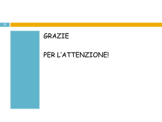 73



     GRAZIE

     PER L’ATTENZIONE!
 