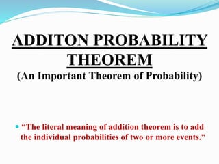 Probability Theory | PPTX