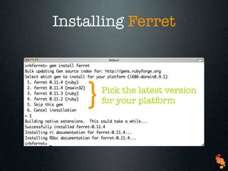 Ferret A Ruby Search Engine | PDF